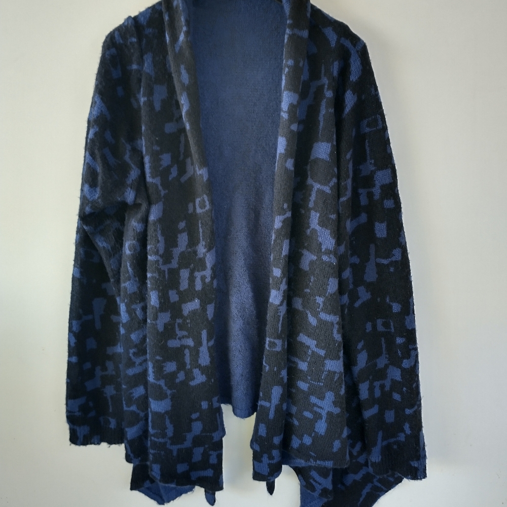 Gap Cardigan Long Sleeve Waterfall Neckline